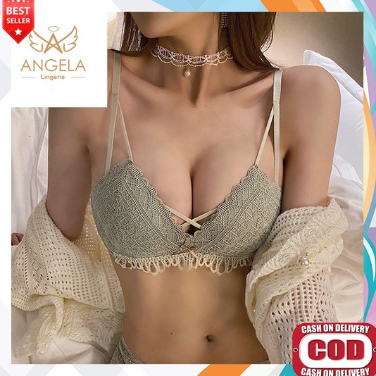 Bh Set Celana Dalam Sexy Wanita Hot  Seksi Untuk Bercinta Cd Dewasa 2Iin1 Busa Lingerie Super Cospla