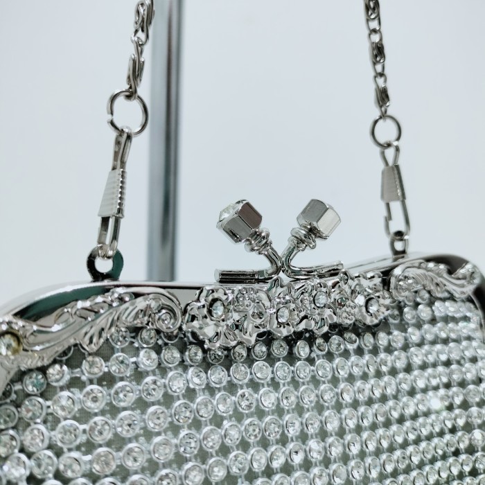 Diamond Party Clutch Tas Pesta Permata Berlian Bling