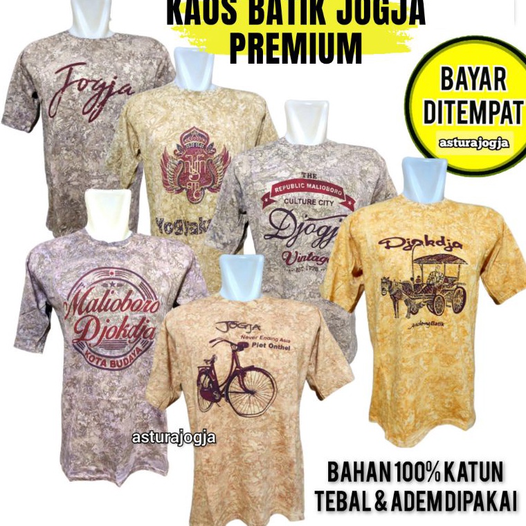 ✱Dijual Murah✵➙ FP9HA KAOS JOGJA BATIK PREMIUM kaos jegger || kaos distro pria wanita oleh oleh jogj