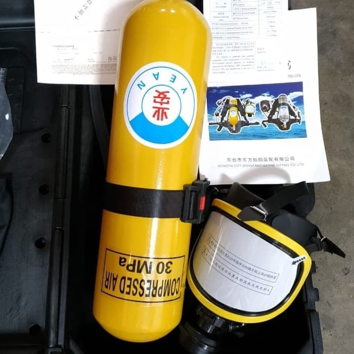 SCBA BREATHING APPARATUS - 6 LITER MERK YEAN / scba breathing aparatus