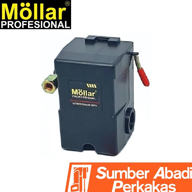 ➢ MOLLAR Otomatis Kompresor Angin 1 Way Lubang Automatic Pressure Switch Compressor For Swan Shark 1