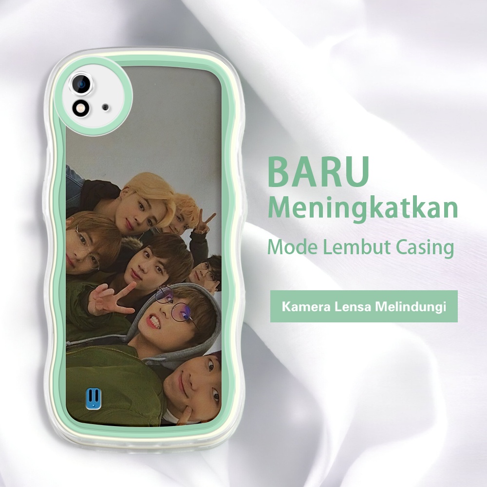 Realme C20 C20A C11 C15 C17 C20A C2 C1 2021 INS BT21 BTS Bangtan Boys  Cool Kor Kesing case hp murah