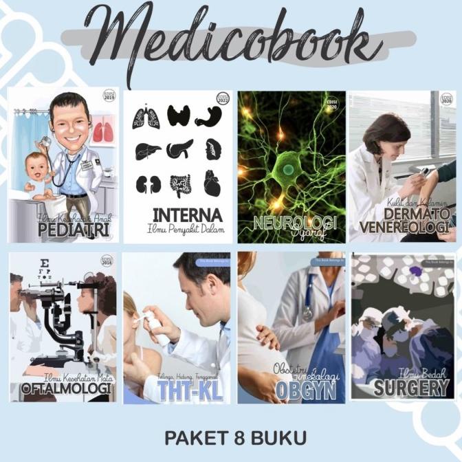 PAKET LENGKAP MEDICOBOOK + BUBBLEWRAP (buku kedokteran)
