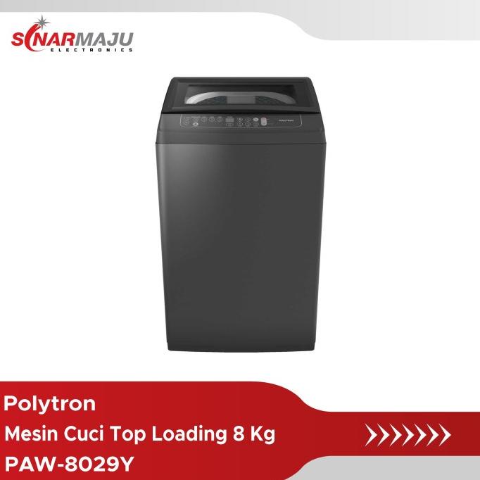 Mesin Cuci 1 Tabung Polytron 8 Kg Top Loading PAW-8029Y