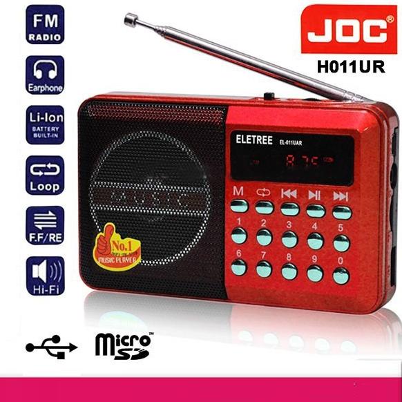 Sale Speaker Joc H1011 Usb / Joc H1011Bt Music Player Fm Radio / Radio Kecil / Radio Digital 2023