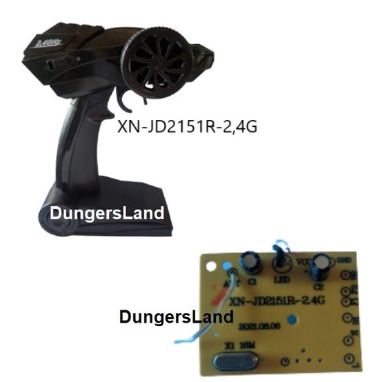 Terlaris Combo Remote Control & Pcb Board Rc Universal Kode Xn-Jd2151R-2.4Ghz