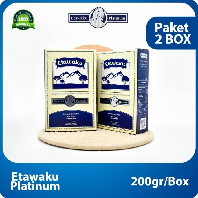 

Best Seller Paket 2 Box - Etawaku Platinum 100% Susu Kambing + Krimer