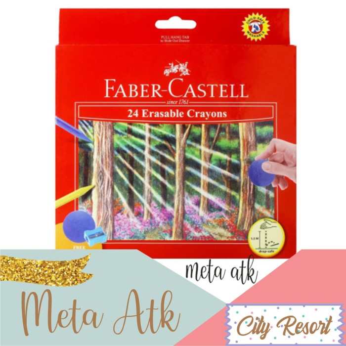 

Best Seller Erasable Crayon Faber Castell 24