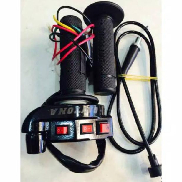 Promo Gas Spontan 3Tombol Tombol On Off Dan Starter Bisa Buat Satria Fu,Ninja Rr,Ninja R,Rx Variasi 