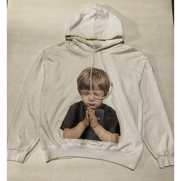 HOODIE ADLV LITTLE BOY PRAY WHITE