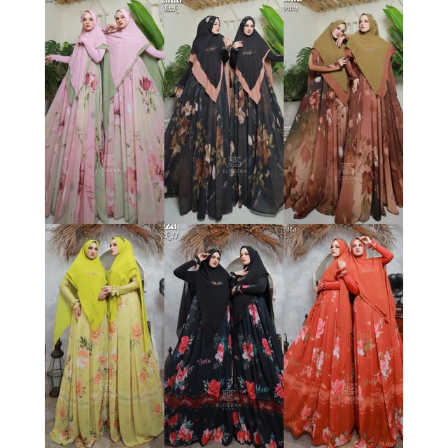 Viennza syari original produk eldeena by Kanaya