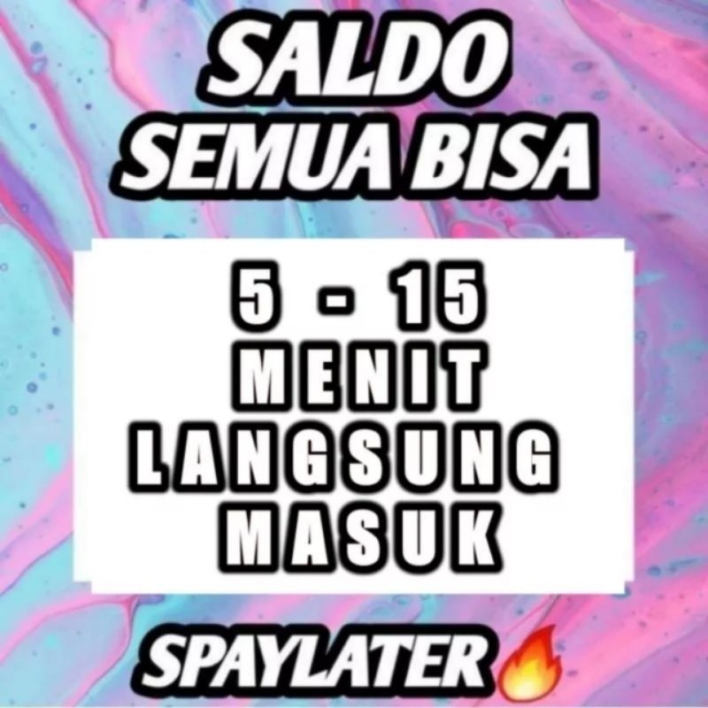 

Stiker/ Topup Saldo Semua Bisa/Instan 5-15 Menit Masuk