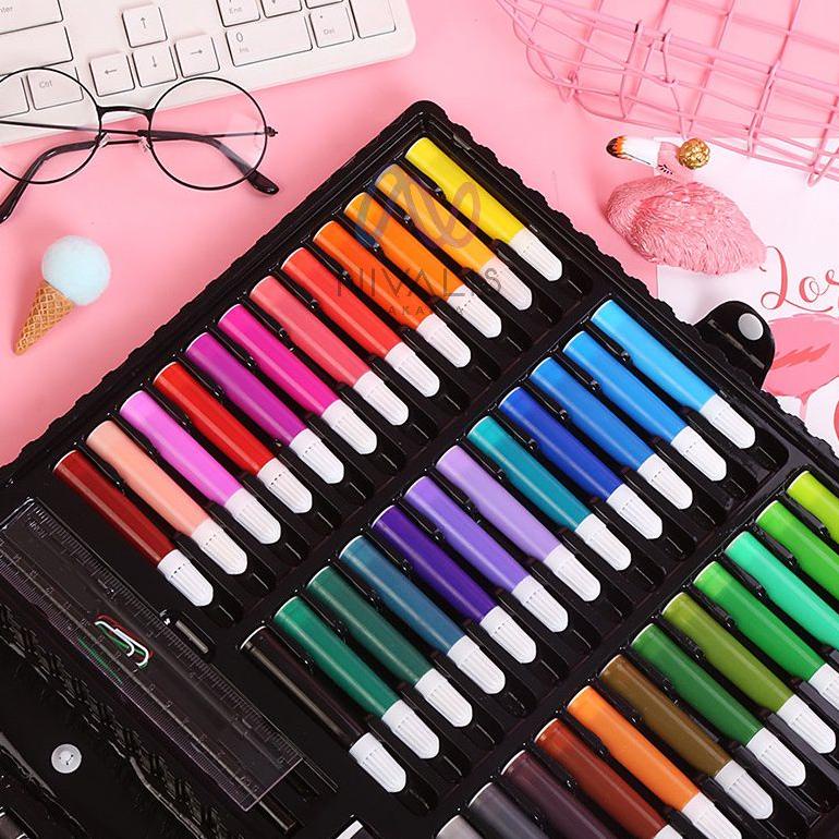 

8.8 SkyloCrayon Art Set 150 Pcs/Art Set 150 Pensil Warna/Crayon Mewarnai 150 Warna Grosir !!