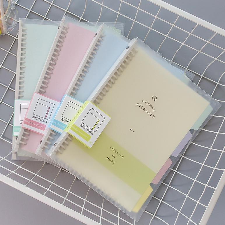 

8.8 Binder B5 26 Ring Polos Bening Dan Binder A5 Atau Binder Transparan Wengu Plastik Tebal Grosir !!