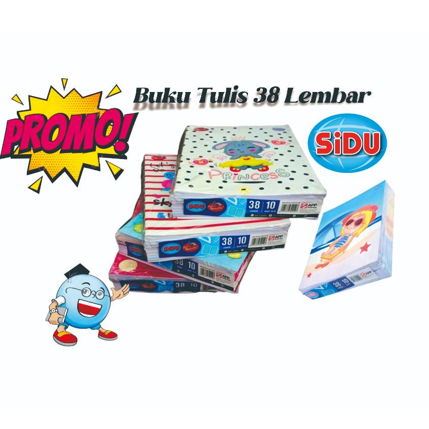 

8.8 Buku Tulis Sinar Dunia 38 Isi 10 Per Pack Grosir !!