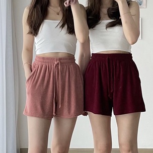 Dijamin Ori>/ FF KYO CREPE SHORT HOMEY PANTS