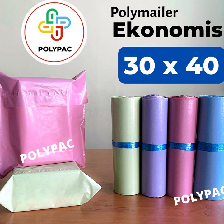 

➥Grosir✪ GGRM0 Polymailer Warna Ekonomis [30x40] isi 100 pcs - Polymailer Lem Warna Pastel B34 ❊Baru