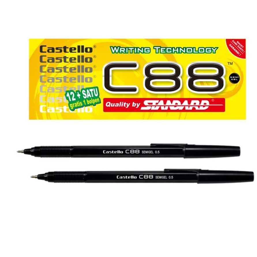 

QFBR8902ꕤ Pen Castello C88 (12Pcs) ㊰