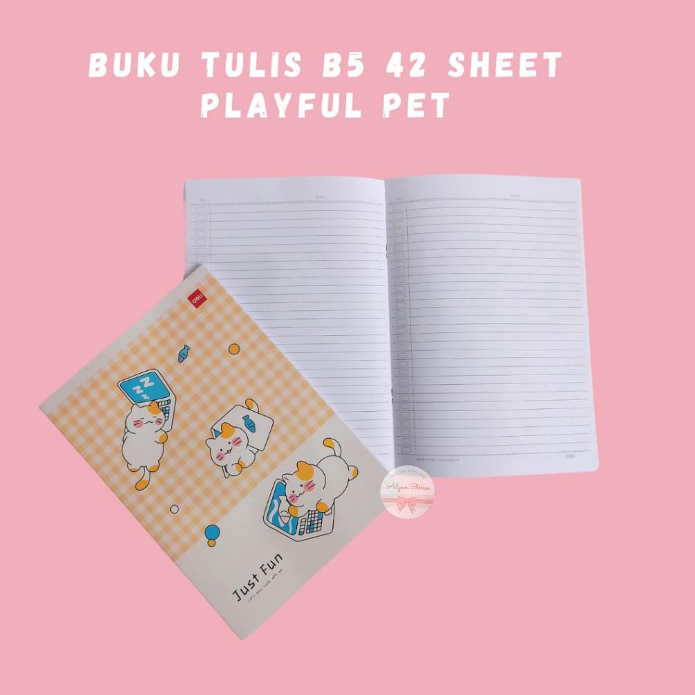 

8.8 Buku Tulis Sekolah Deli Karakter Astronot One Piece Per Pak Murah Grosir !!