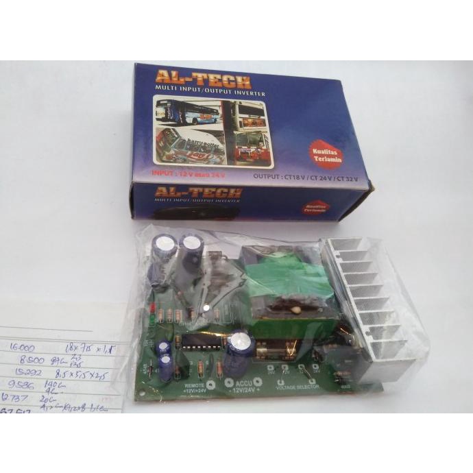 Kit Inverter Mobil Multi Step Up DC 12/ 24 V to/ ke DC CT 18 24 32 V
