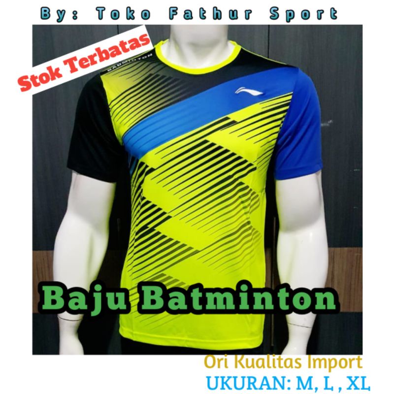 BAJU BATMINTON DEWASA OBLONG  | UNISEX 100% ORI KUALITAS IMPORT | RINGAN ADEM LEMBUT NYAMAN DIPAKAI | ATASAN OLAHRAGA RAKET OUTDOOR DAN INDOOR | ORIGINAL DESIGN MADE IN INDONESIA | UKURAN M L XL  | TERBAIK TERMURAH TERLARIS TERBARU  KALIMANTAN