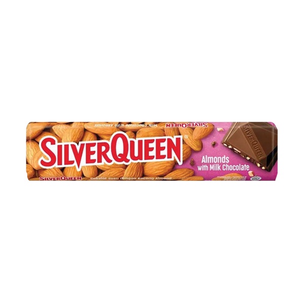 

SILVER QUEEN COKLAT ALMOND 55 GR