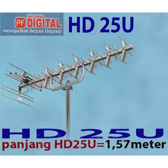 NEW SERIES ANTENA DIGITAL PF HD 25 HD U 25 HDU25 PF 25U 25HD 25 HDU OUTDOOR ORIGINAL TERBARU