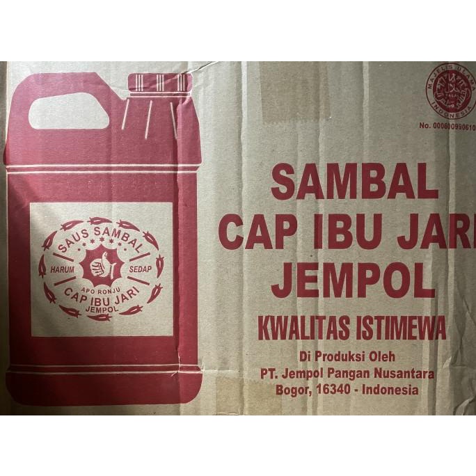 

Sambal Cap Ibu Jari (Jempol) 5kg