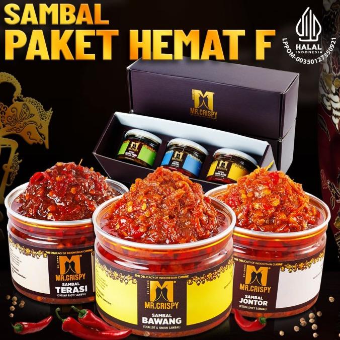 

PAKET SAMBEL HEMAT 6 MR.CRISPY(KOTAK HMPERS)