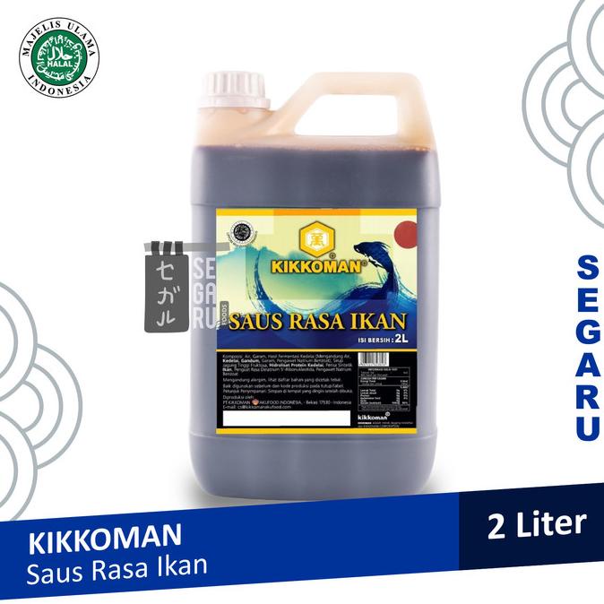 

Kikkoman Fish Sauce Halal | Saus Kecap Ikan Jerigen 2L