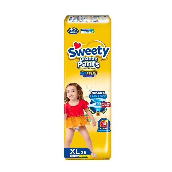 Promo Harga Sweety Bronze Pants Dry X-Pert XL26 26 pcs - Shopee