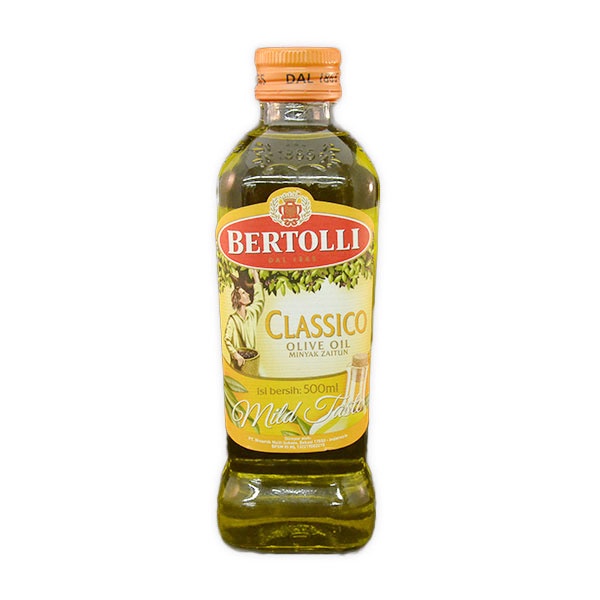 

BERTOLLI CLASSICO OLIVE OIL 500 ML - MINYAK ZAITUN