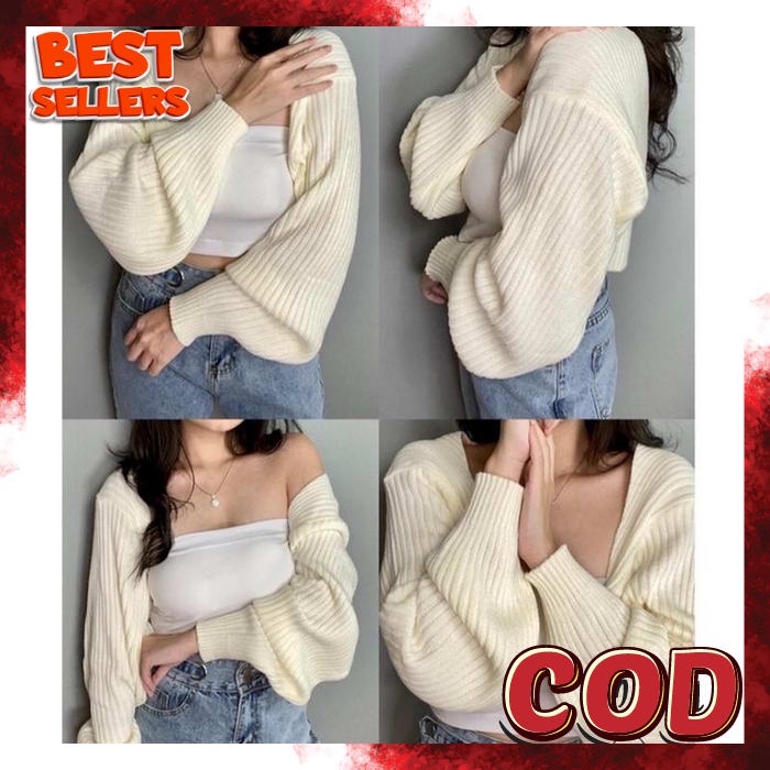 Oter Premium Wol Rajut Wolfis Woll Krdigan Panjang Cardgan Polos Cardigan Rajut Wanita Korean Style 