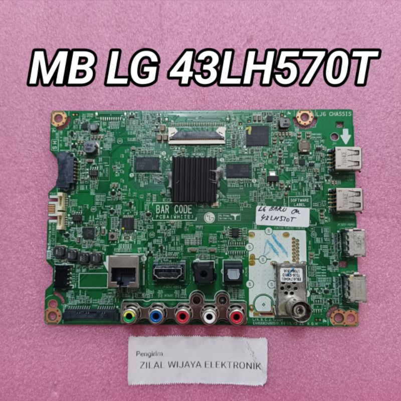 LG 43LH570T - MB - MAINBOARD - MOTHERBOARD - BOARD - MOBO - MESIN TV