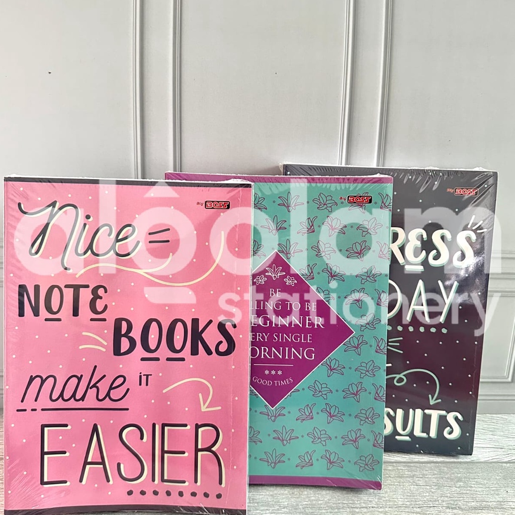 

>XG34448< SATU PACK ( 6 PCS ) Buku Tulis Boxy Big Boss 42 Lembar