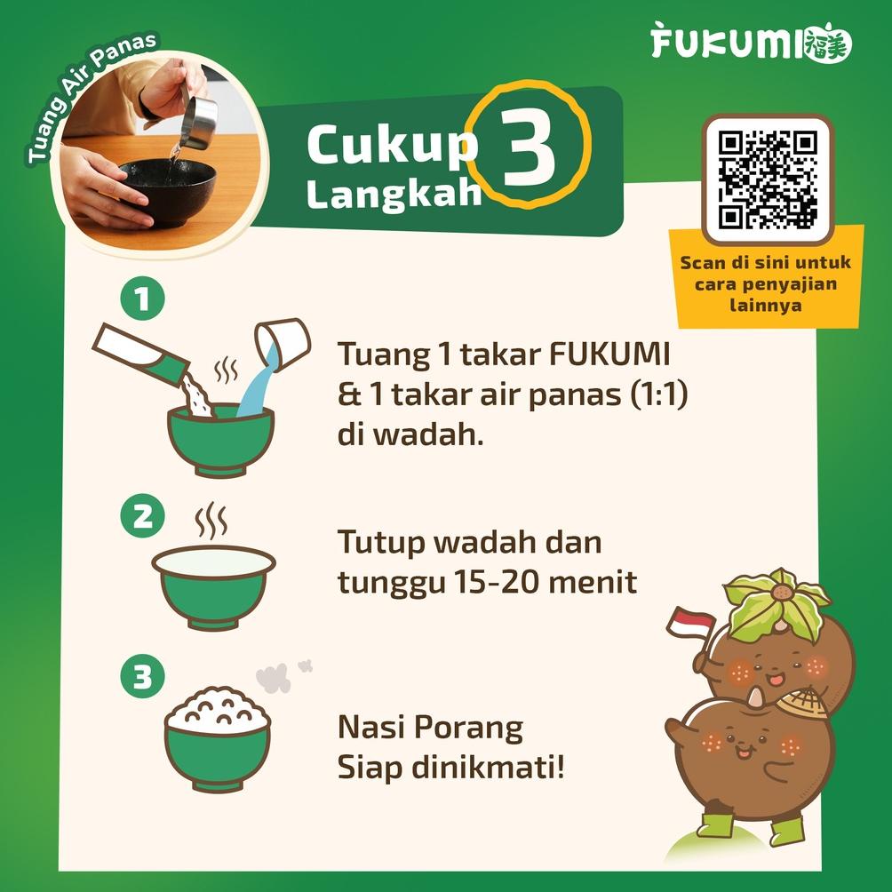

8.8 [Discount] Fukumi Beras Porang Box 280Gr @40Gr X 7Sachet / Beras Rendah Kalori New !!