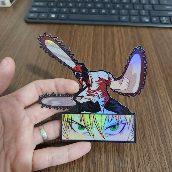 

Sticker Hologram Anime Besar - PSH1920 - Chainsaw man - Denji