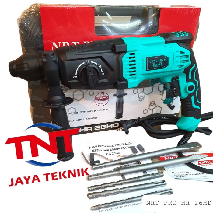 Mesin Bor Beton Bobok Nrt Pro Hr 26 Hd / Bor Tangan Nrt Pro Hr 26Hd
