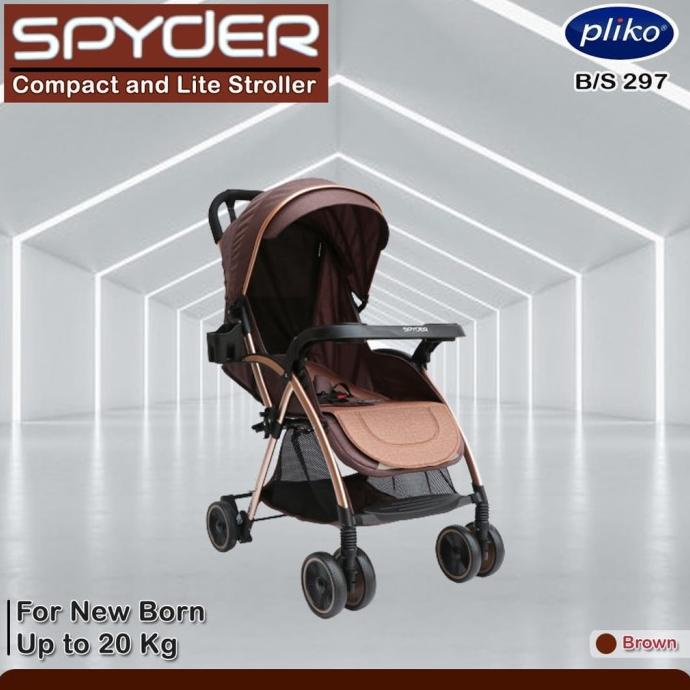 Stroller Pliko Spyder 297 / Stroller Bayi Pliko Spyder 297 Kinaraputriolshop