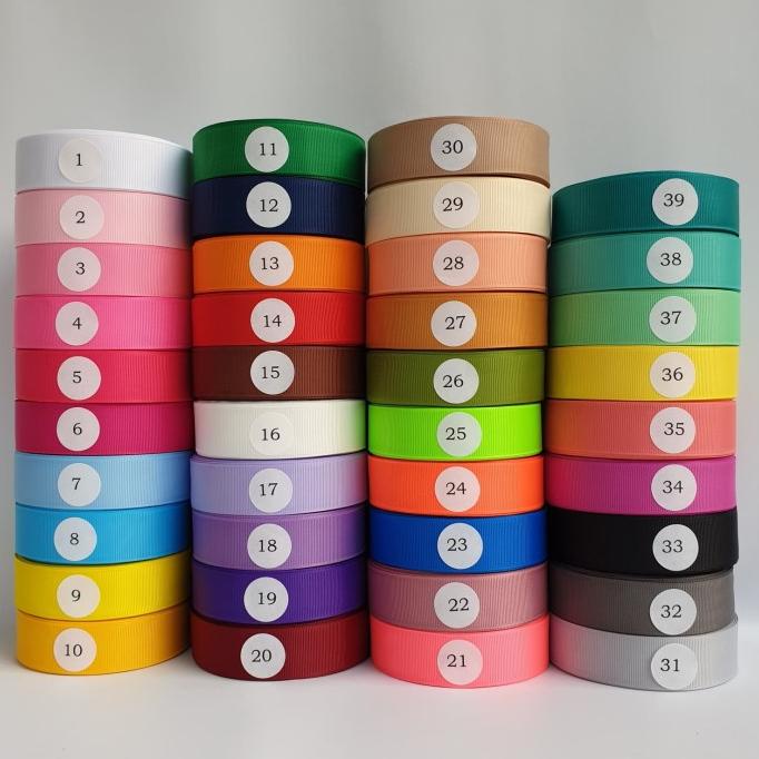

BIG SALE PITA GROSGRAIN POLOS IMPORT 1.5" (4CM) 100 YARD !!!!!