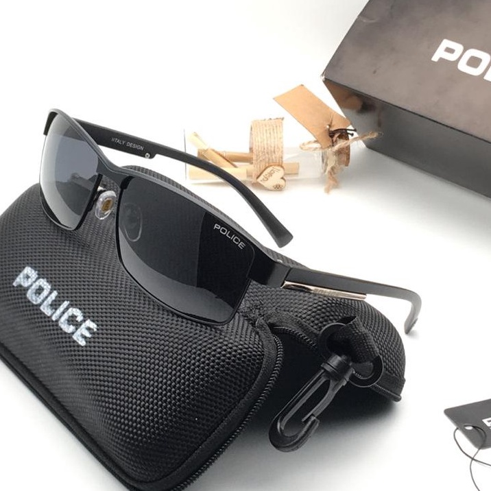 Best Produk Sunglass Kacamata Pria Police P24 / P 24 Lensa Polarized Original kaca mata mancing pass