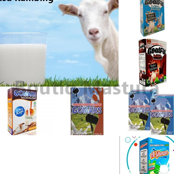 

BBYL7020㊫ Susu Kambing Bubuk : Gomars , GoatFit , Alghonam Herbal Propolis Royal Jelly ㊢