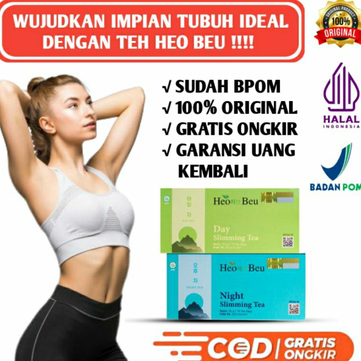 

[ SALE ] Minuman Diet Herbal Heo Beu Original Teh Pelangsing Penurun Berat Badan BPOM