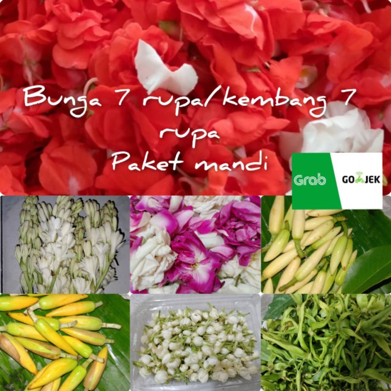 Paket Mandi Kembang 7 Rupa /Bunga 7 Rupa Mandi