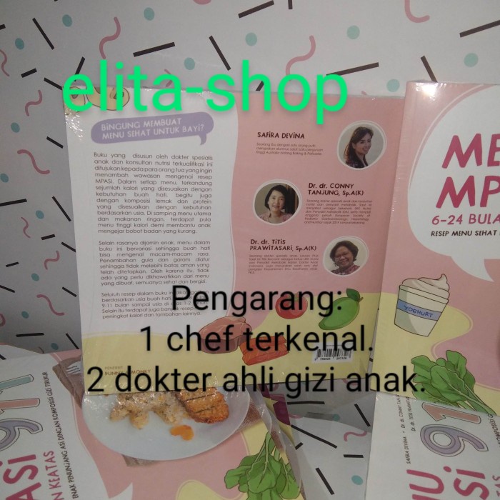 Ready Buku Menu Bayi Mpasi 911, Bisa Untuk Kado Atau Souvenir.