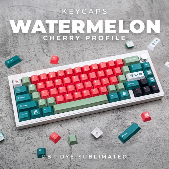 WATERMELON PBT Dye Sub Keycaps