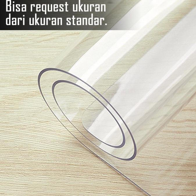 Taplak Meja Bening Bahan Mika Plastik Taplak Meja Makan