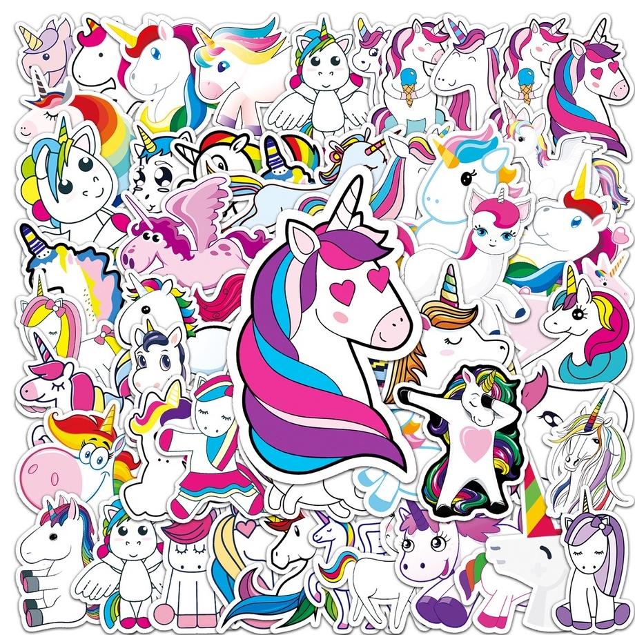 

Termurah 6Pcs Unicorn Stiker Logo Graffiti Sticker Vinyl Import Laptop Waterproof Diy Hp Motor Helm Mobil Ipad Tablet