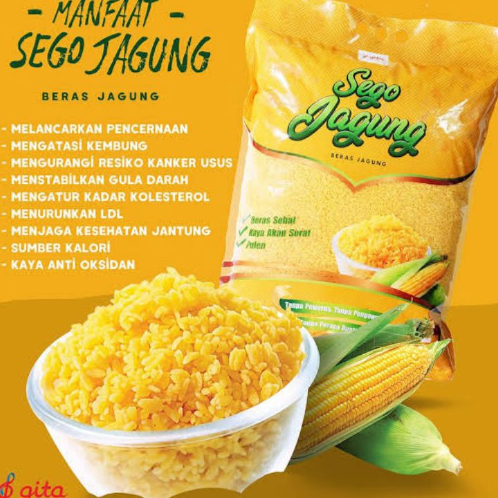 

SZHV2517㊬ Beras Jagung Sego Jagung 700 Gram Diet Sehat Nasi Jagung ㊕