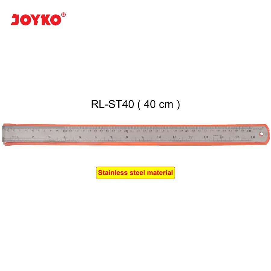 

Joyko Ruler (Stainless Steel) 40 cm ( IRRA STORE )